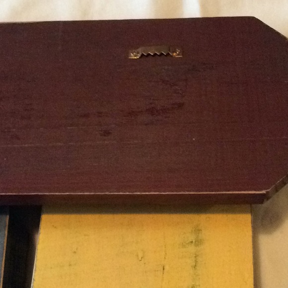 Wood three box letter holder - Picture 6 of 6